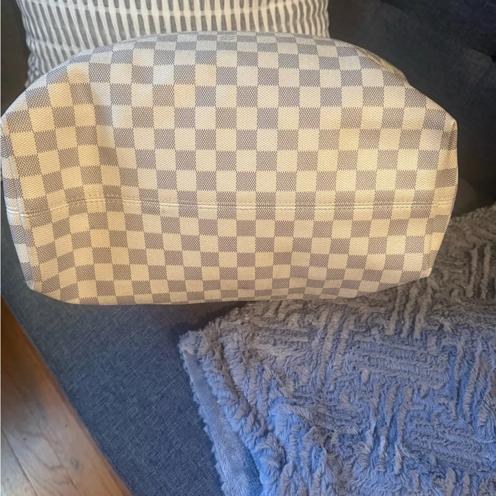 Authentic LV Gracefull MM Damier Azur Pattern